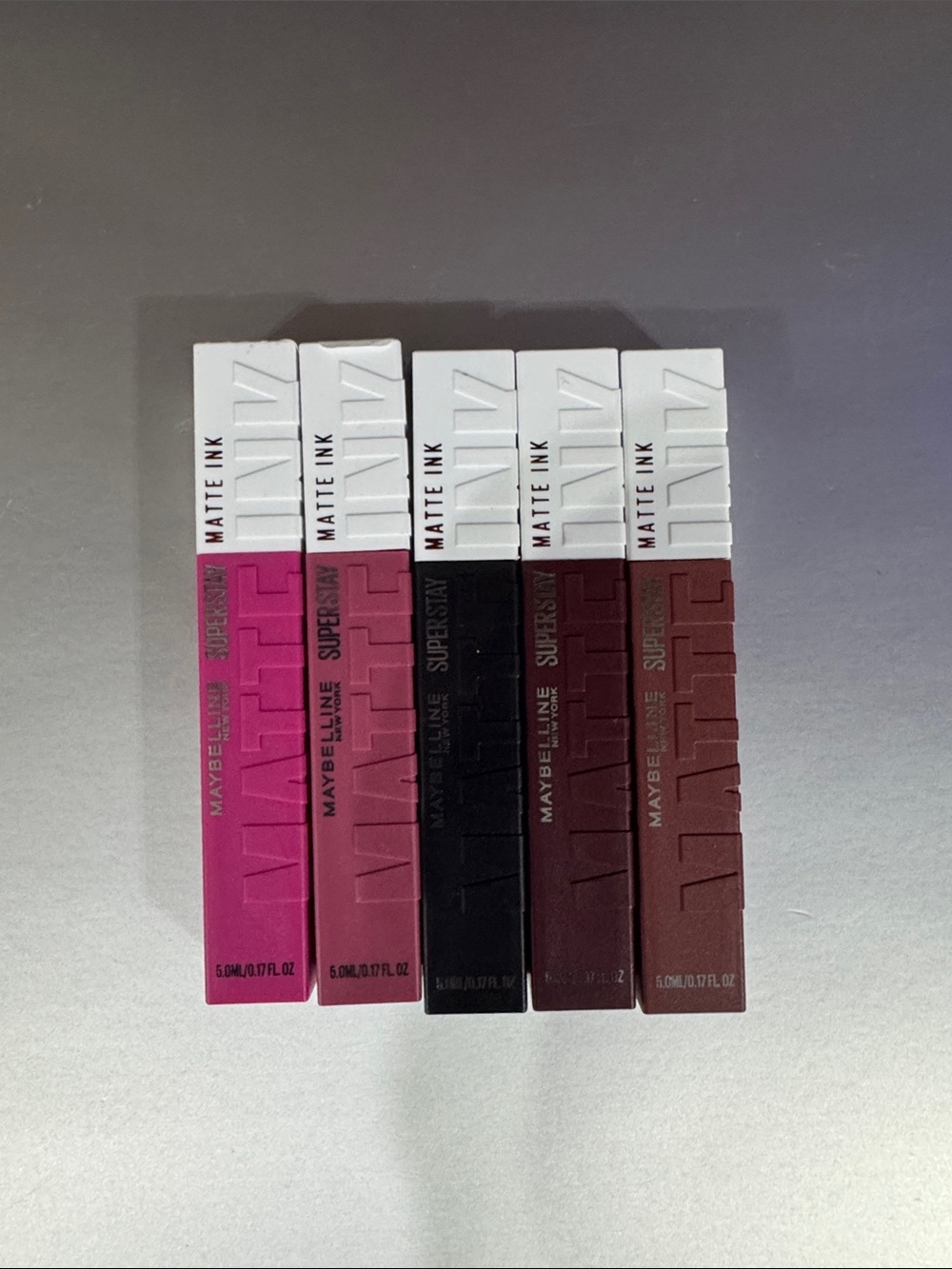 Maybelline Matte Ink Superstay Lipstick - Pink, Mauve, Plum, Wine, Brown Shades